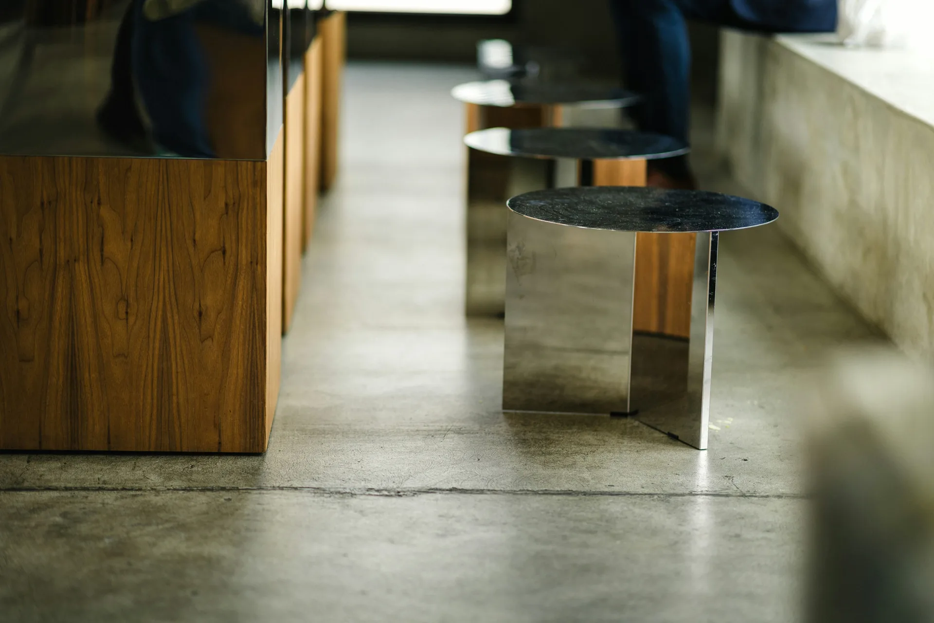 polished concrete floor in a Minneapolis retail space