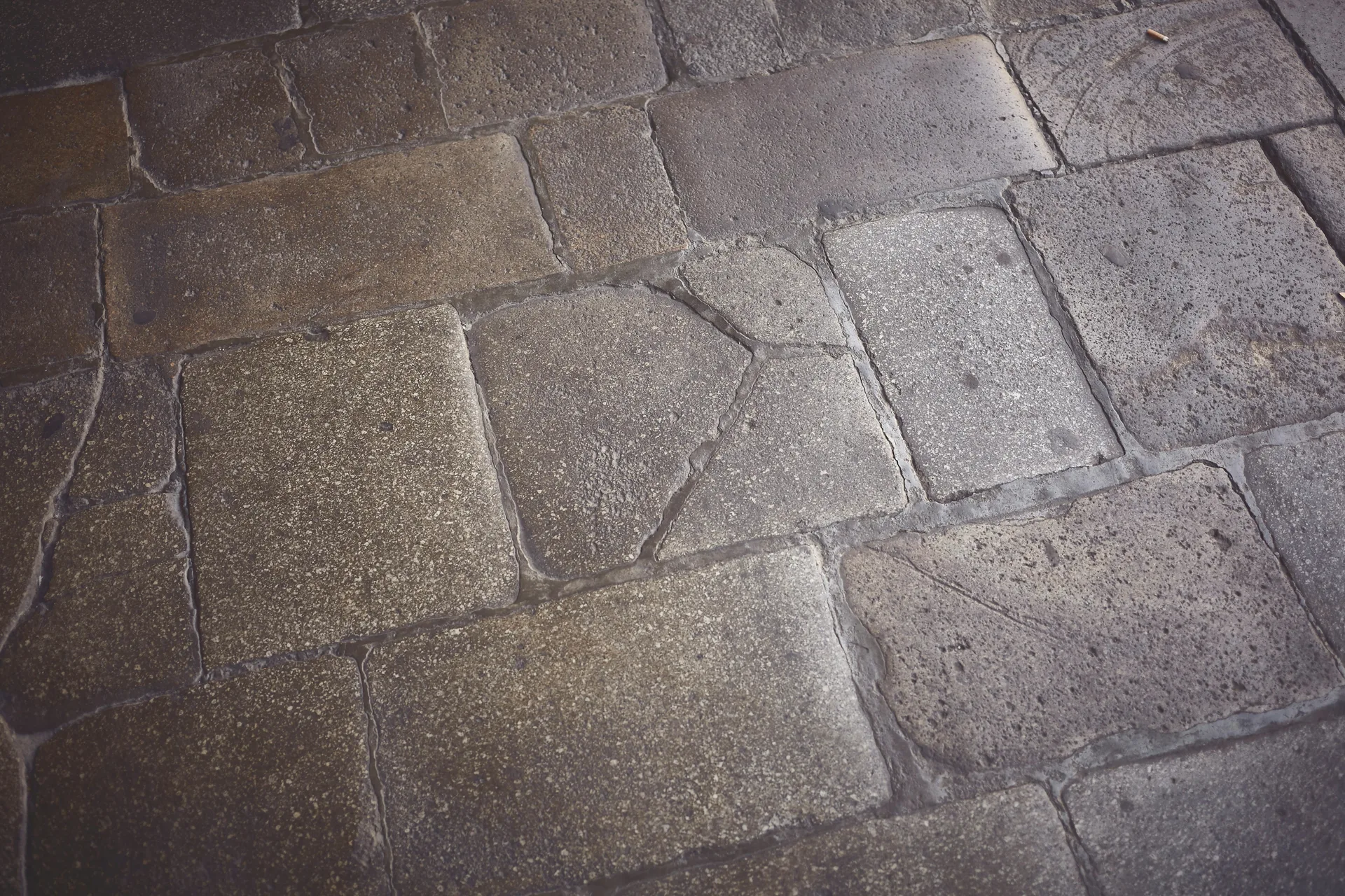textured decorative concrete walkway at a Minneapolis home