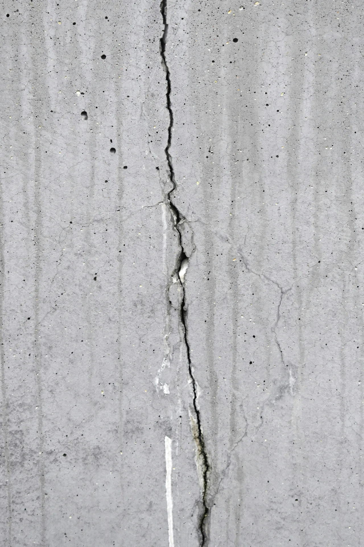 spalling and cracking on a Minneapolis foundation wall ready for repair