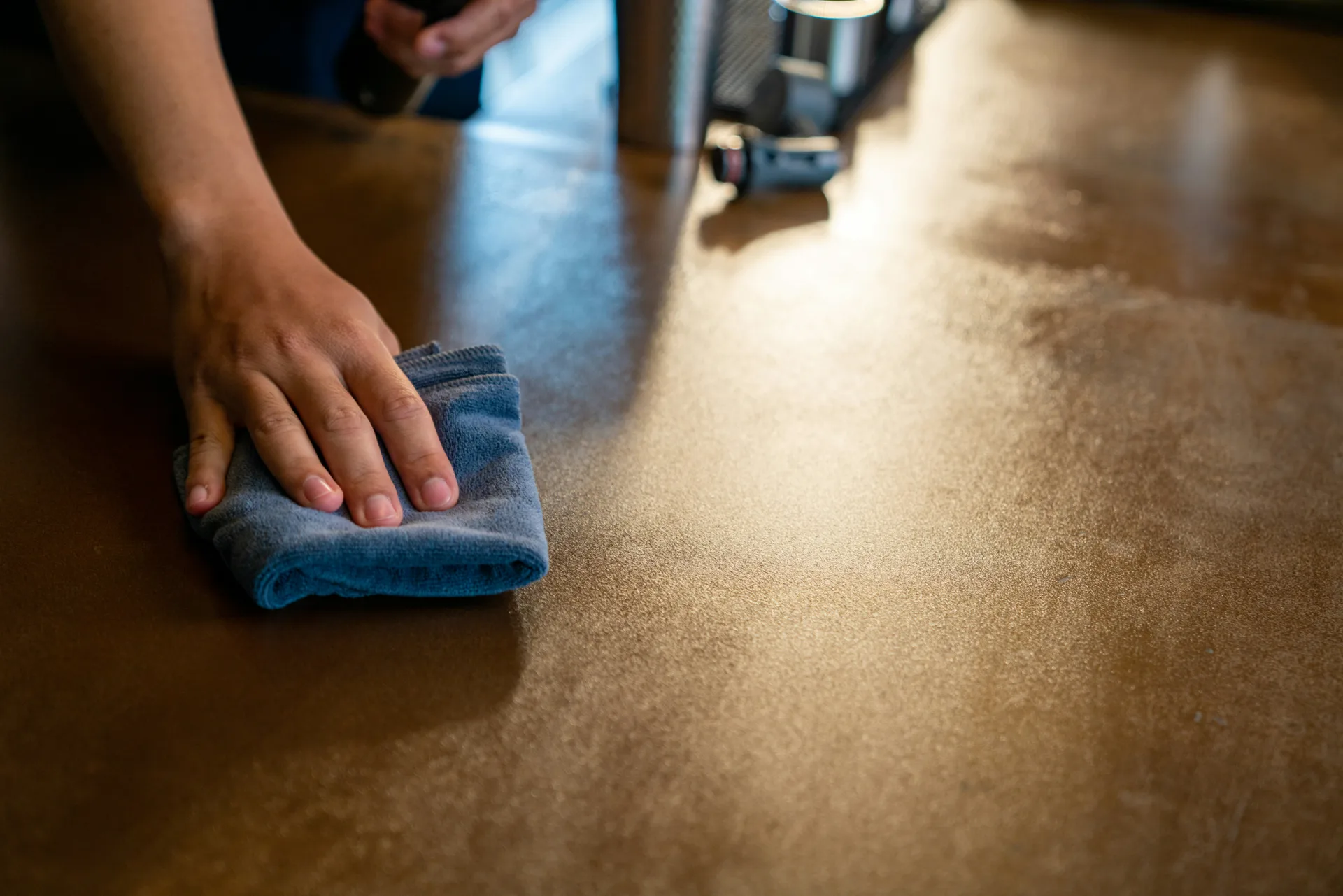 sealed concrete countertop in a Minneapolis kitchen